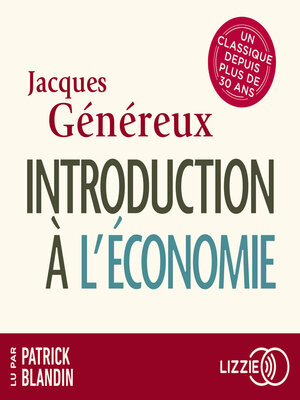 cover image of Introduction à l'économie